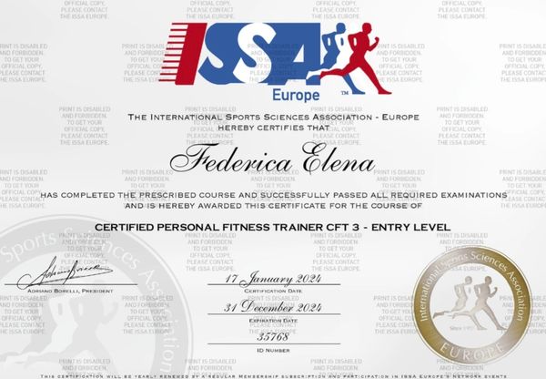 certificazione personal trainer
