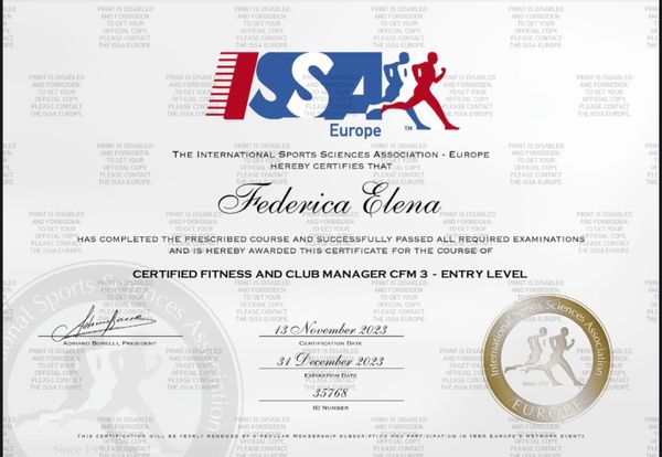 certificazione personal trainer