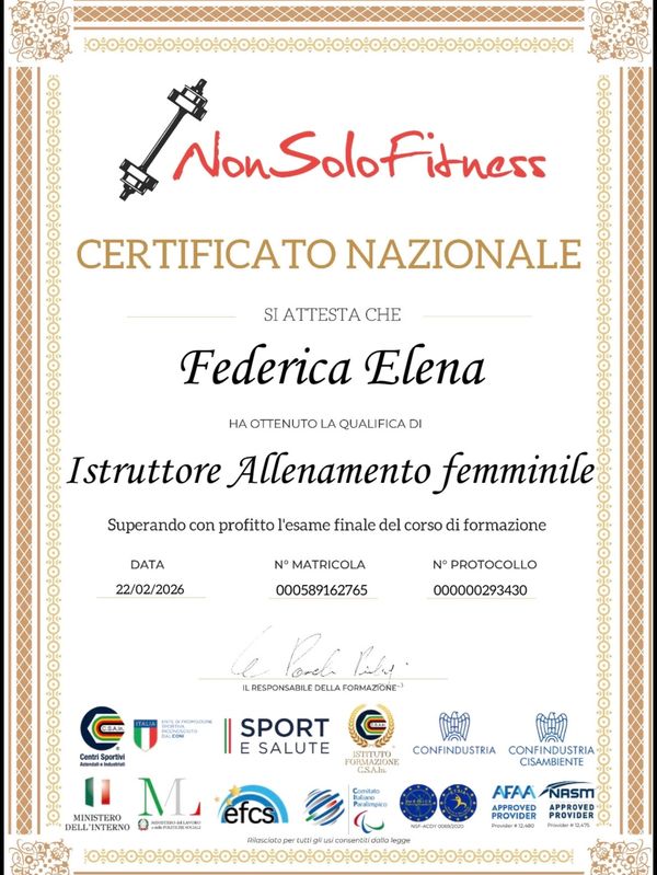 certificazione personal trainer