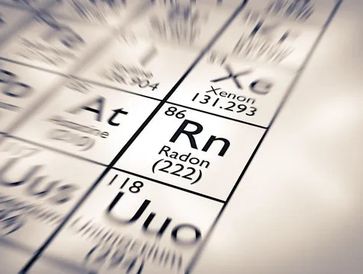 Periodic table of elements number 86, Radon