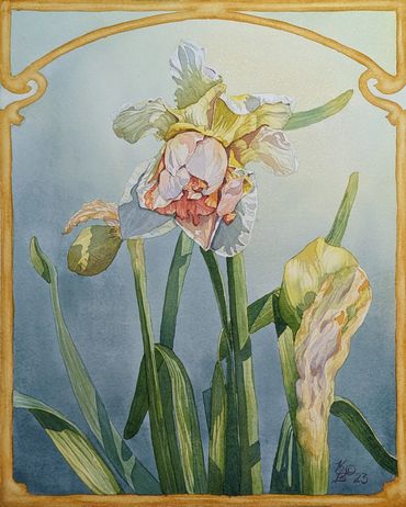 8x10 "Daffodils", Original Watercolor 
$360