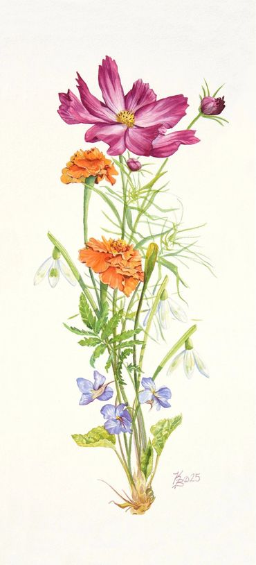 For the Macdonald Newlyweds
Original Watercolor
