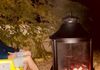 A cheeky wee beverage, a toasty fire and a blanket of stars above ....bliss