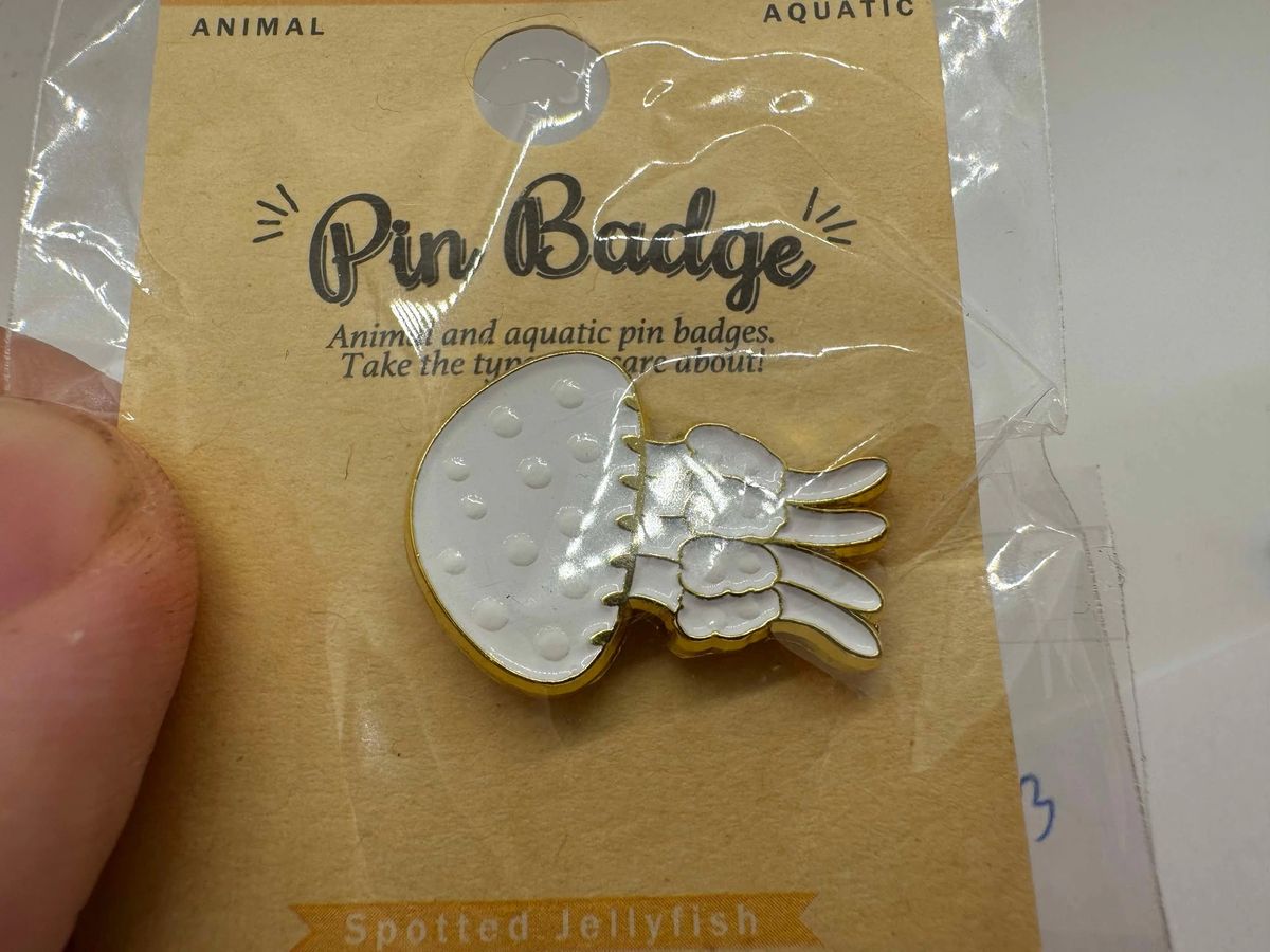 Jellyfish Pin Badges from Japan