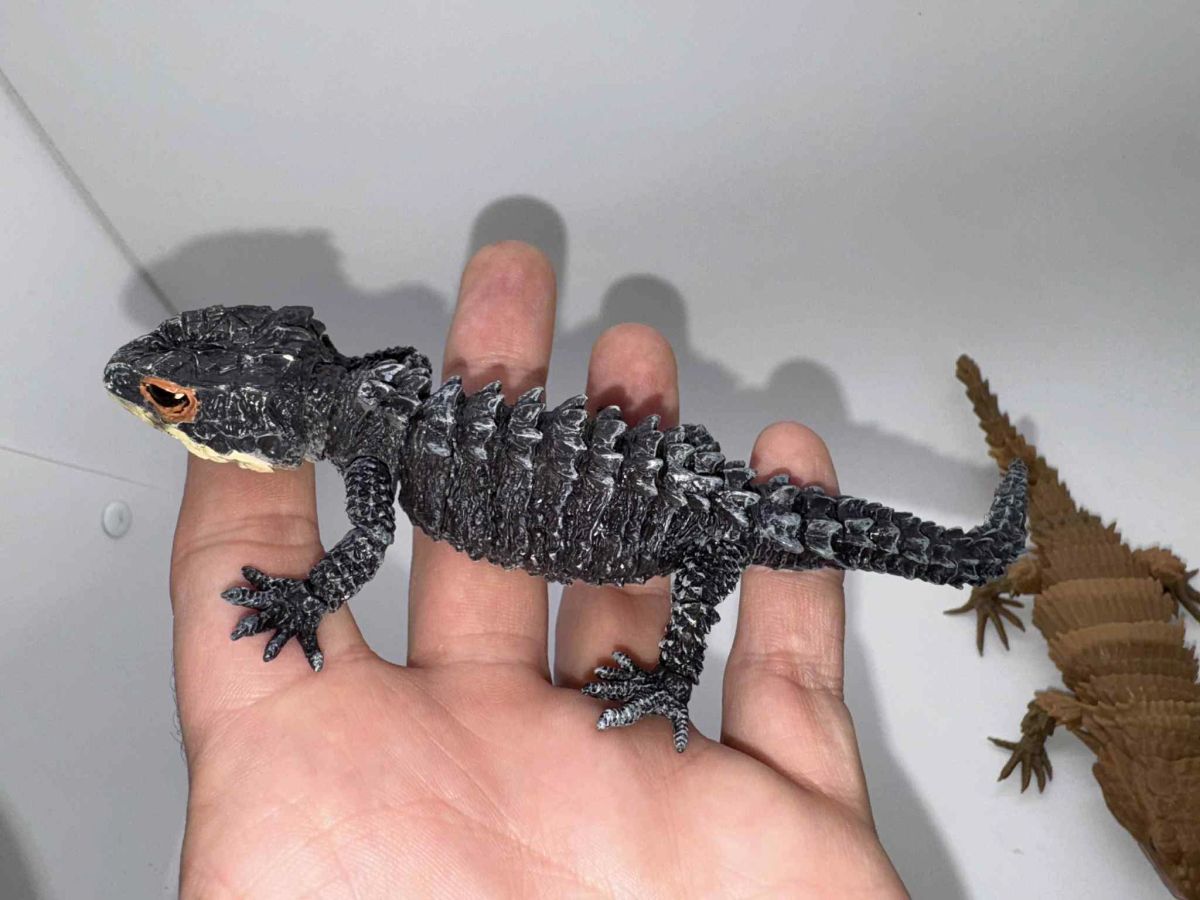 Armored Lizard Figures from Japan