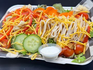 Delish Chef Salad with turkey & cheese