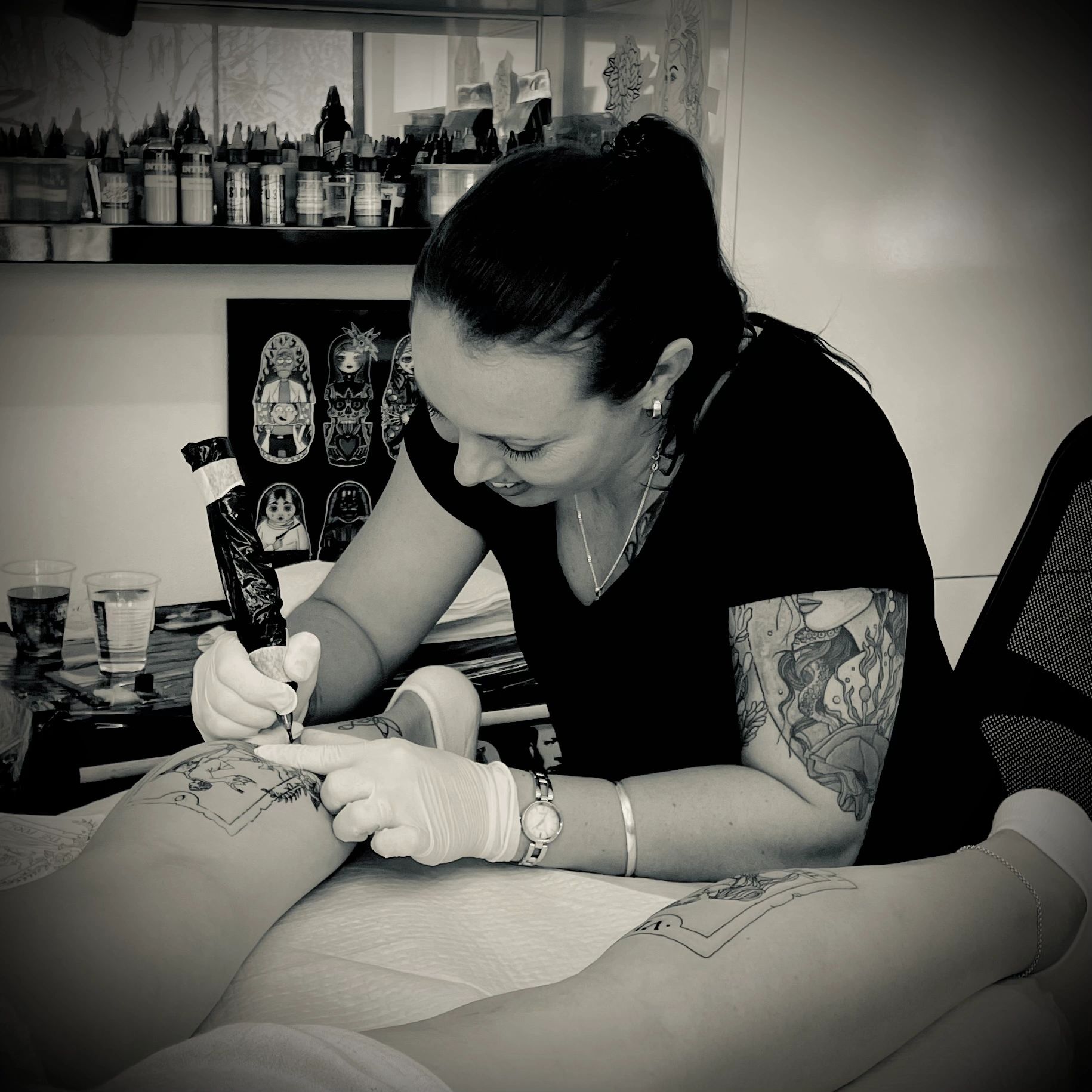 Walk in tattoos Sunshine Coast, fineline tattoos, Noosa, Maroochydore, Coolum tattoo shop, fine line