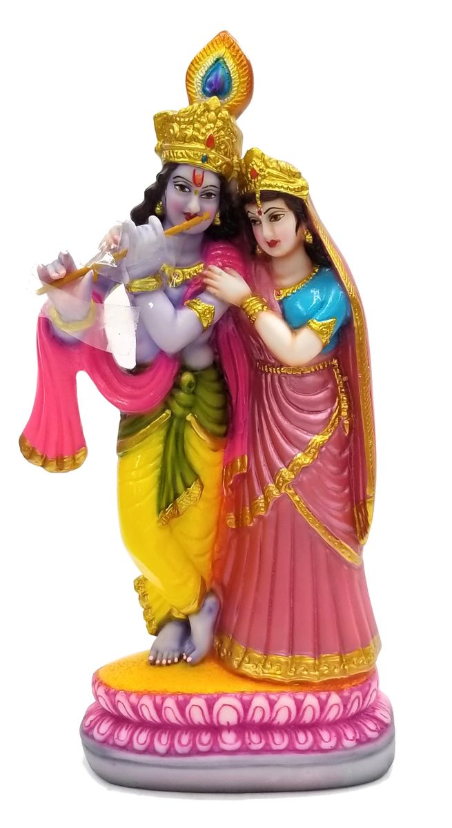 Radha Krishna Marble Resin Statue