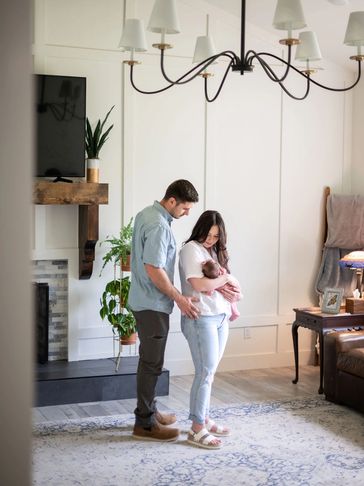 lifestyle newborn family photography shoot at juniper lane owasso
