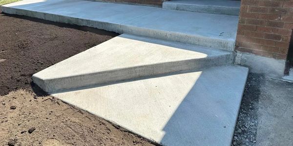 residential concrete steps 
