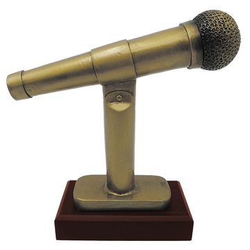 Trofeo micrófono 