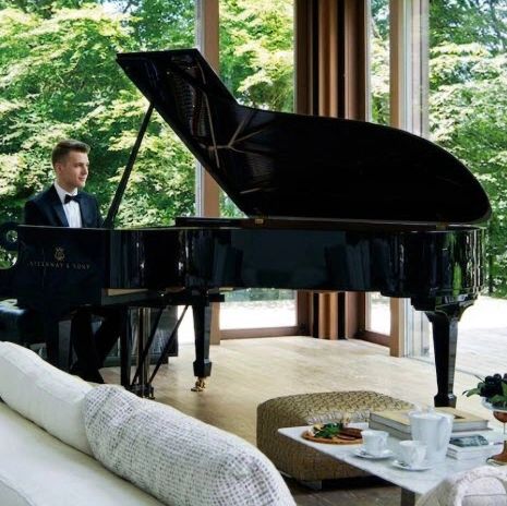 Factory restored Steinway Piano in a private home.