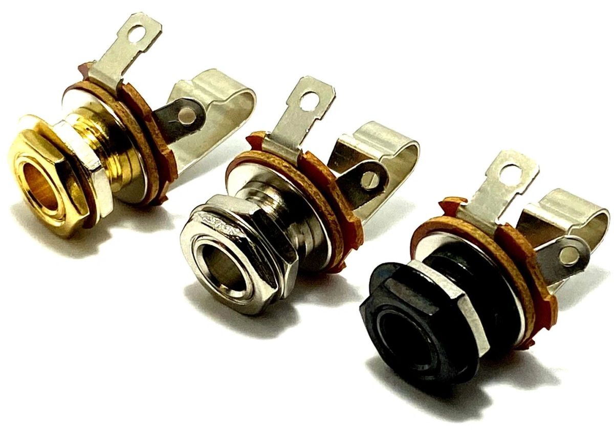 thumbnail image 2 of Switchcraft Switchcraft ¼\" Stereo 3-Conductor Barrel Input Jack 2 of 9