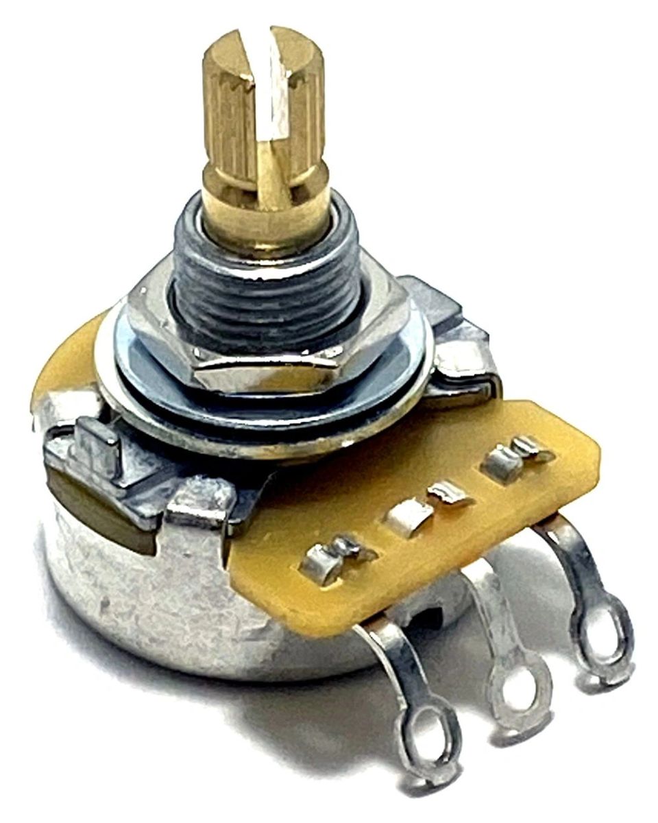 Control Pot Layout CTS Control Pot, Large Long ~ Quarter Sized, Long Shaft, A&B Style ...