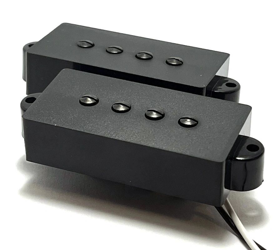 Modern P Bass Pickups, 4 String Featuring Screw Poles Black