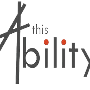This-Ability Red & Grey logo. Partners. Walking Autism. Kenya 