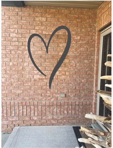 Custom Outdoor Metal Heart