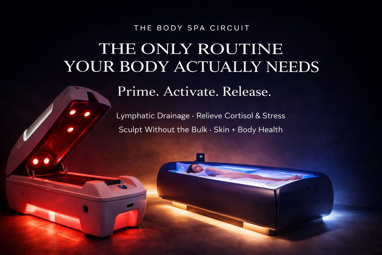 Body Spa Circuit with lymphatic drainage, infrared sauna, and red light therapy in Boardman Ohio