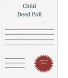 child deed poll
