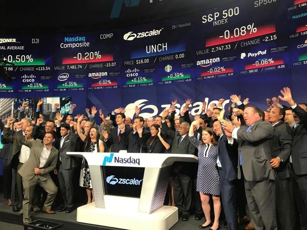 Zscaler IPO, March 2018, going up to $11 Billion.