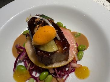 Pork belly  appetizer 