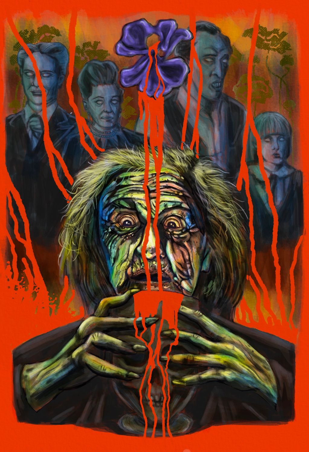 Suspiria (1979) "witch" illustration