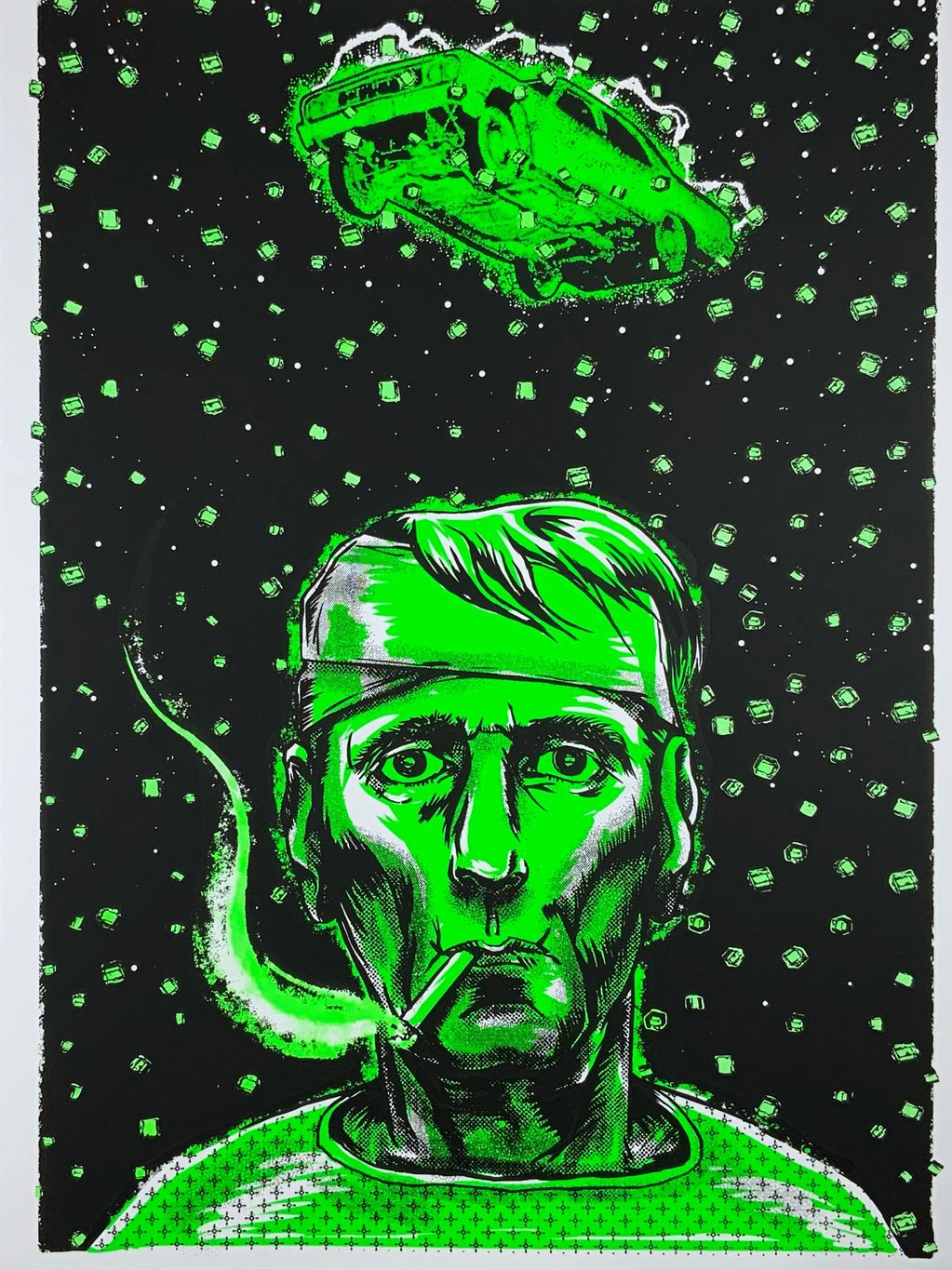 Repo Man poster 1, Harry Dean Stanton