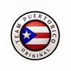 Circular emblem with Puerto Rican flag and text Team Puerto Rico Original.