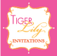 Tiger Lily Invitations
