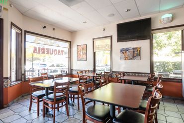 Picture of empty restaurant