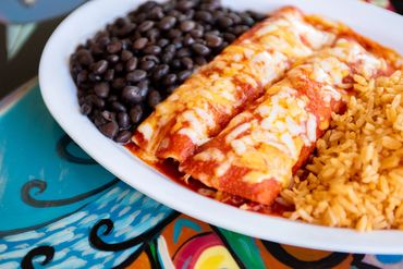 A healthy breakfast is served in a plate