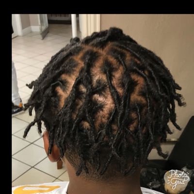 Starter dreadlocks, Diamond squares