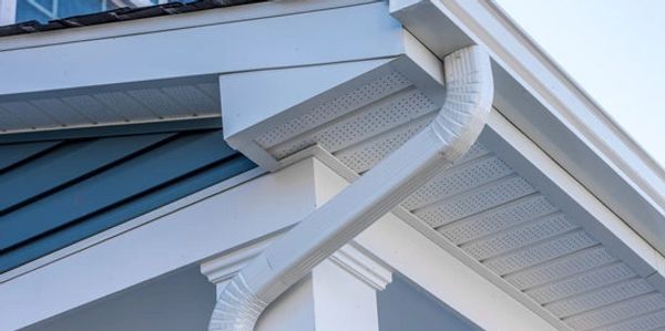 New gutter installation, pressure washing roofs