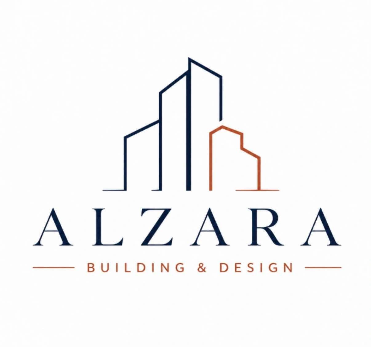 Alzara Building & Design brand logo. Visit the official website at https://www.alzarabuildinganddesi