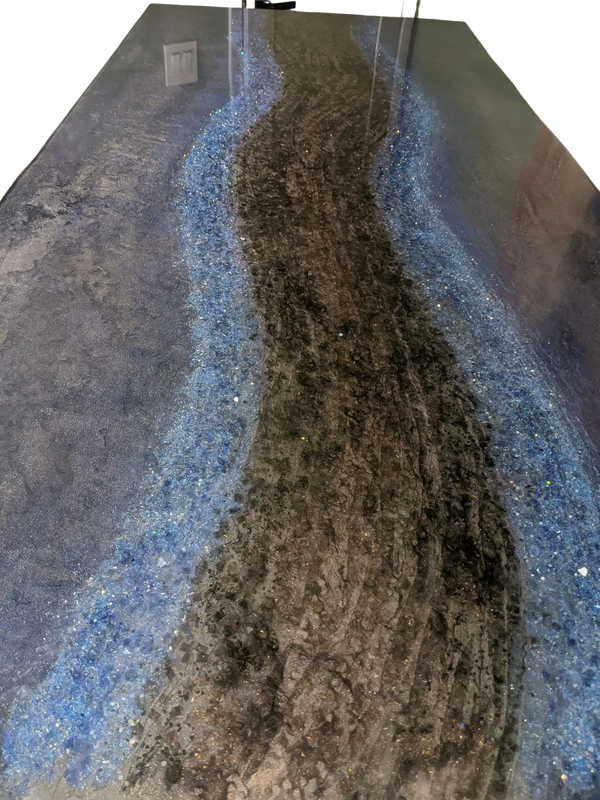 Epoxy 3D textured table