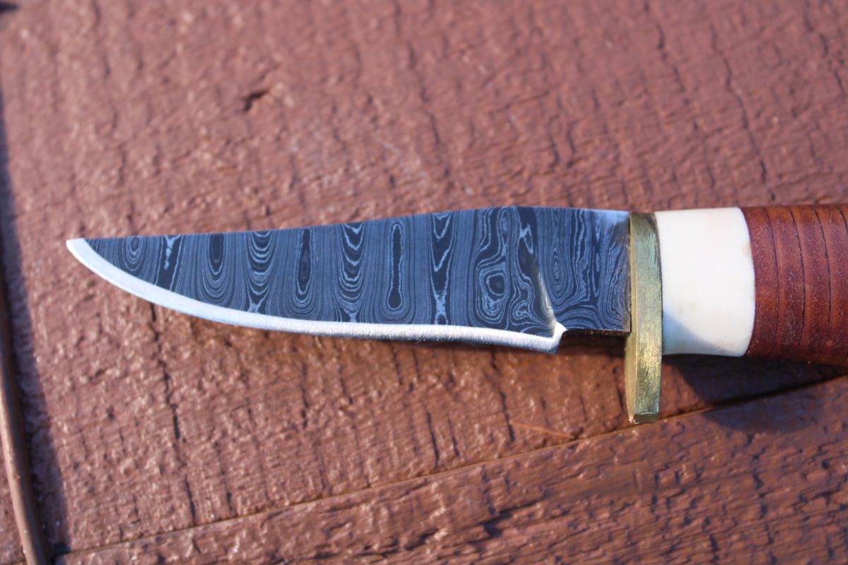 新価格版 【Hand Made Custom Knife】≪Semi Skinner≫ スポーツ