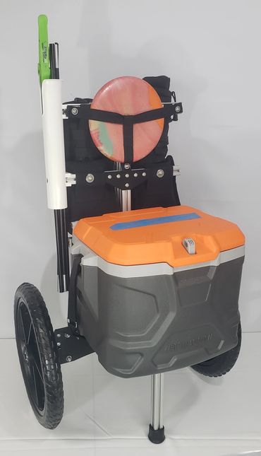 The ORC Off Road Cart setup for Disc Golf