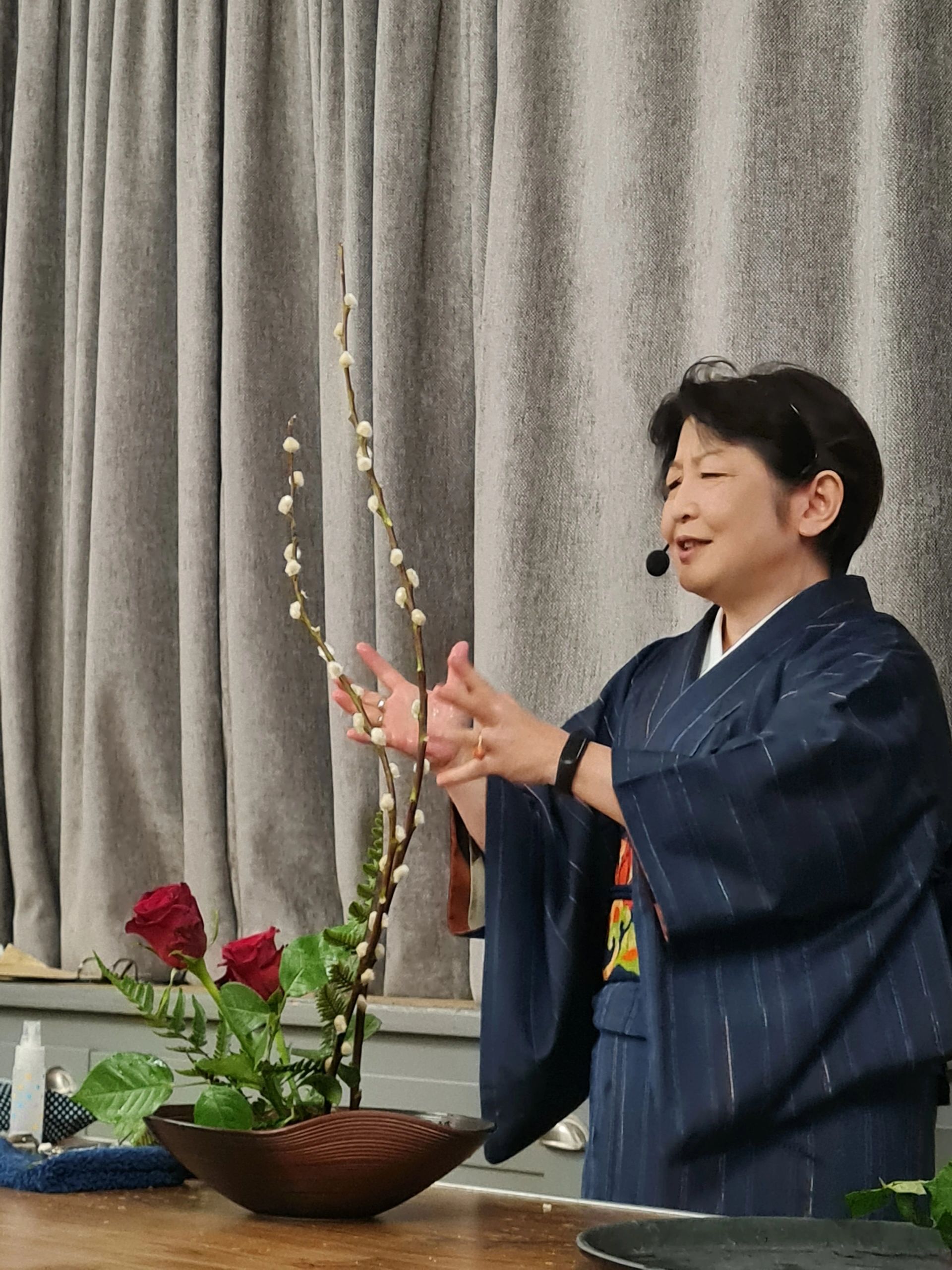 Ikebana Flower Arranging Demonstration