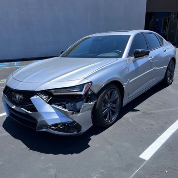 Honda Bumper Repair. 