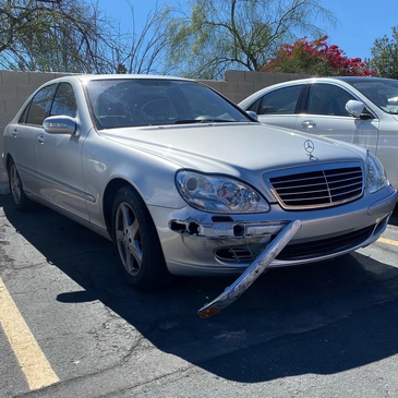 Mercedes-Benz S430 Bumper Repair. 