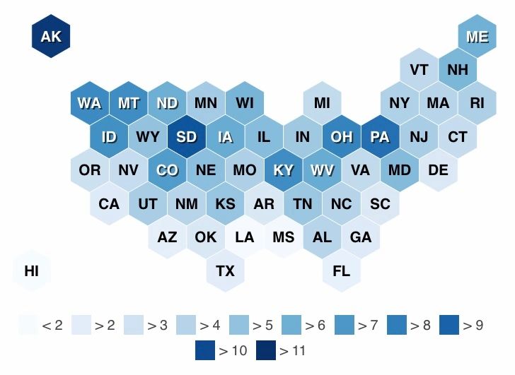What States Have the Highest Radon Levels?