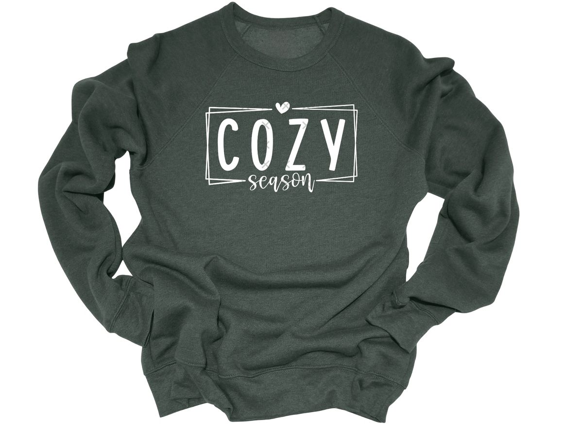 Kids Cozy Season Forest Green Sweatshirt (Size: 2T)