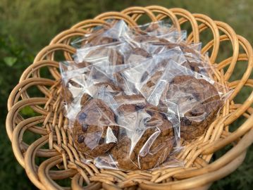 Delicious mouth watering chocolate chips.