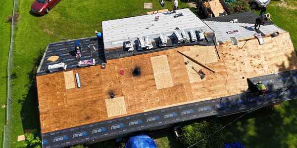 Roof Replacement in Progress