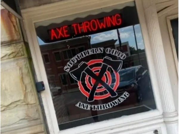 Southern Ohio Axe Throwing Chillicothe store front