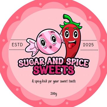 Sugar and spice sweets selling spicy jelly sweets candy