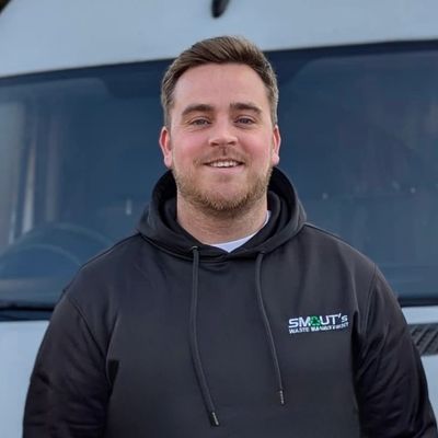 Zac Smout, founder of Smout’s Waste Management in Redditch
