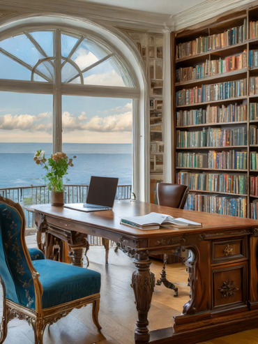 Author Susan Hailey's writing room