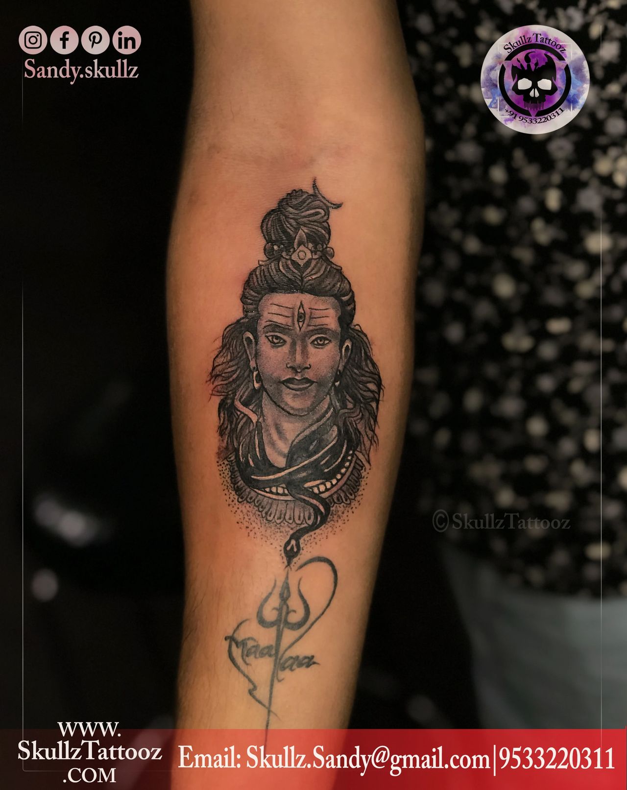 Couple of Amazing Lord Shiva Tattoos done at Skullz Tattooz... Couple of Amazing Lord Shiva Tattoos done at Skullz Tattooz...