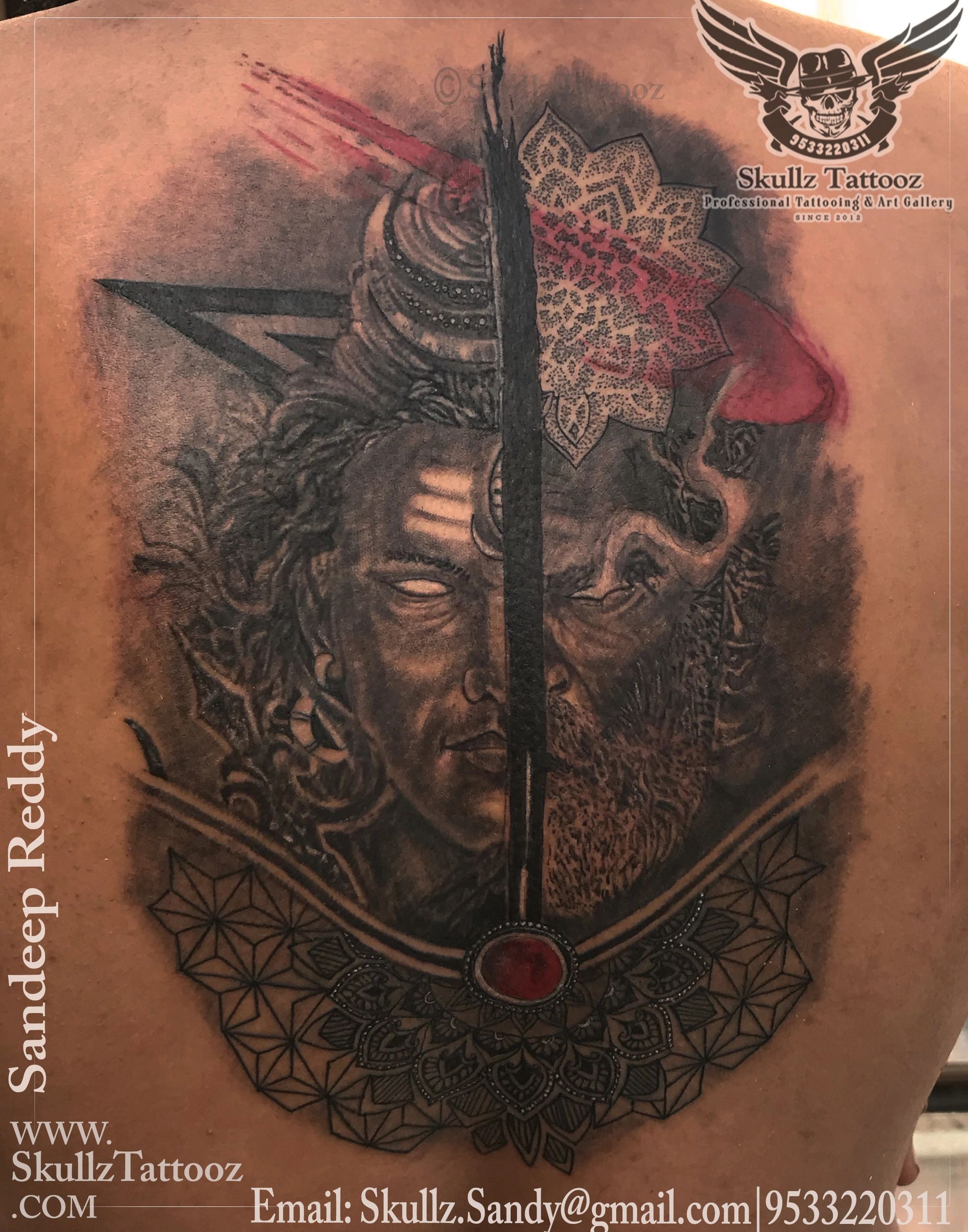 15 Angry Lord Shiva Tattoos For Men ardhnarishwar HD phone wallpaper   Pxfuel